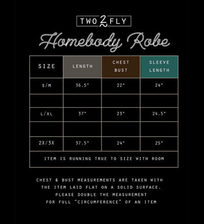 SALE- 2Fly Homebody Check Robe