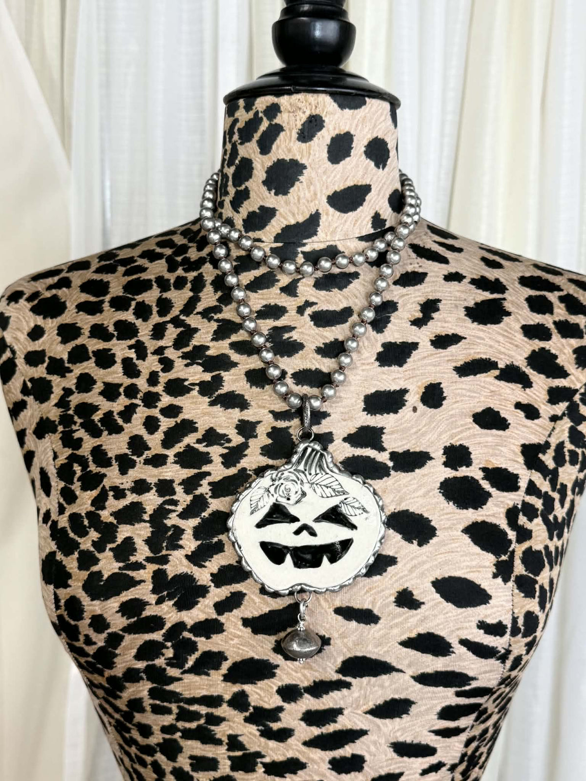 Art by Amy Pottery Pumpkin Necklace