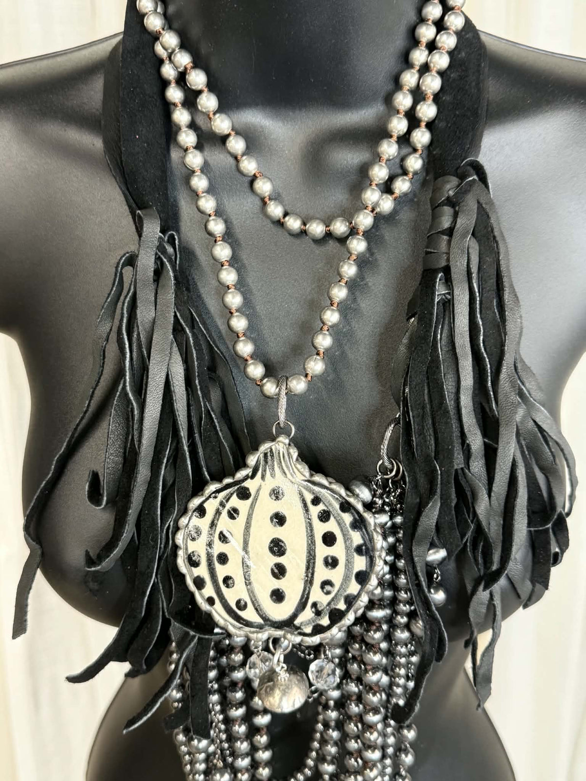 Art by Amy Pottery Pumpkin Necklace