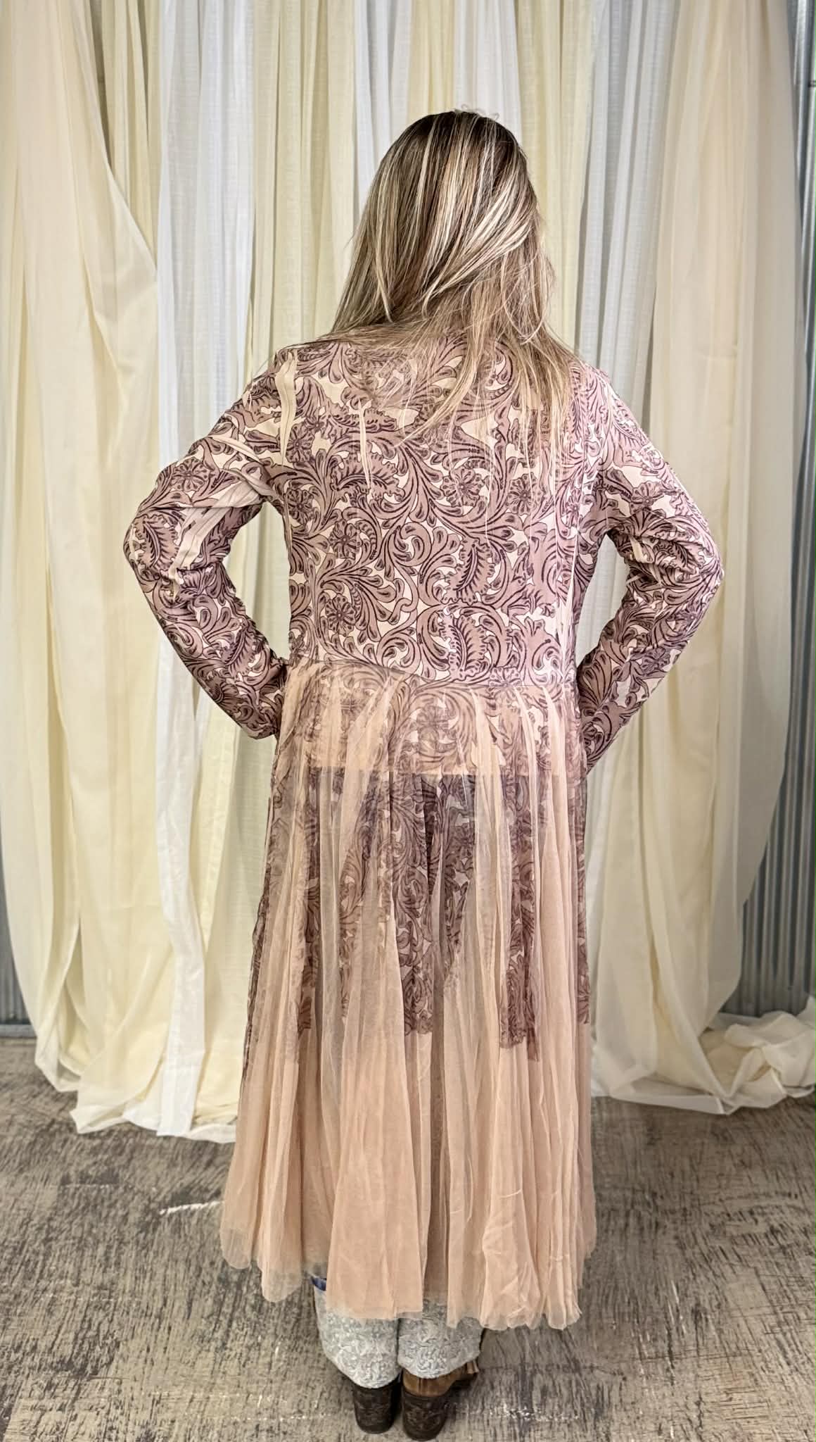 Sterling Kreek Tooled Loretta Duster