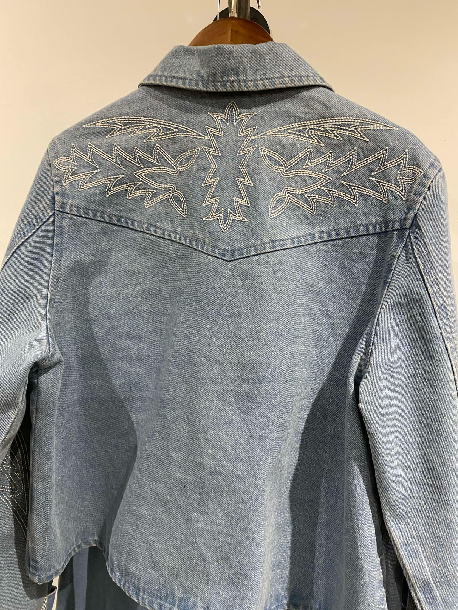 L&B Boot Stitch Light Wash Denim Jacket