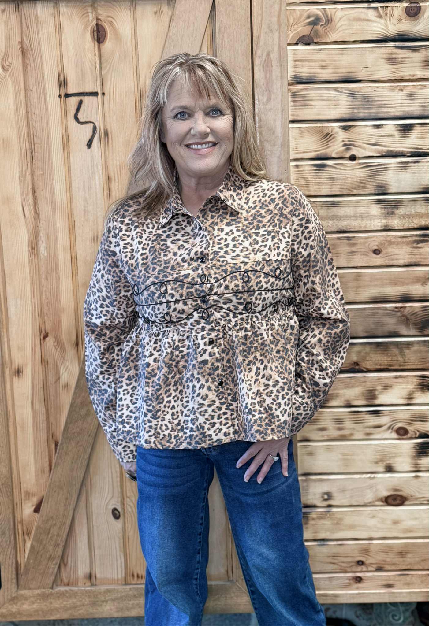 2Fly Loopty Lou Long Sleeve- Leopard