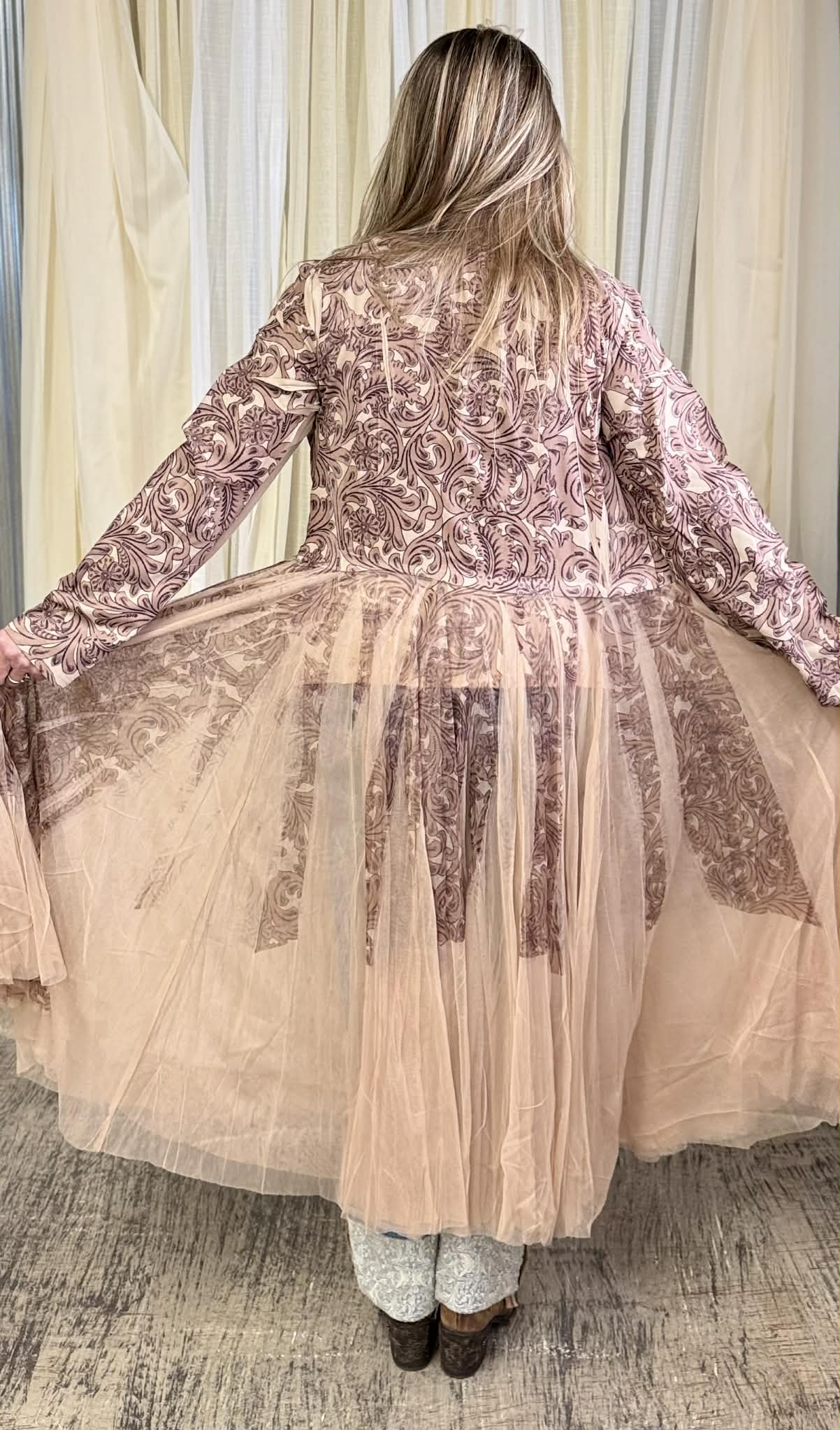 Sterling Kreek Tooled Loretta Duster