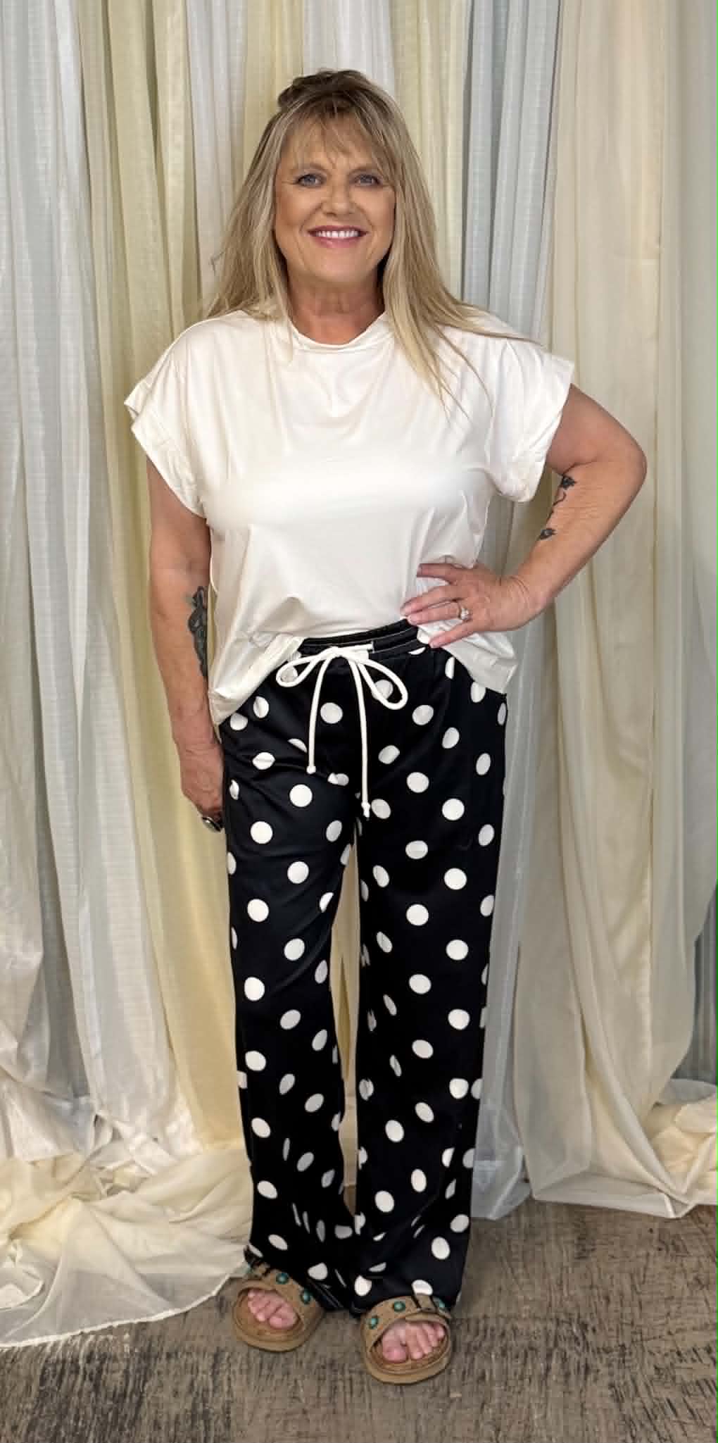 Sterling Kreek Polk A Dot Posie Pants