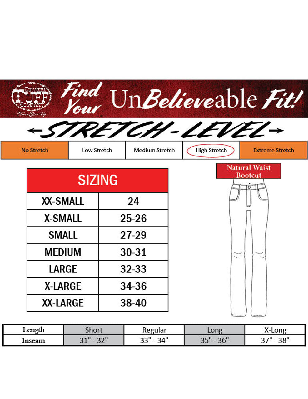 Cowgirl Tuff- DFMI Pull On Dark Wash jeans C01-PULDRK-DWH