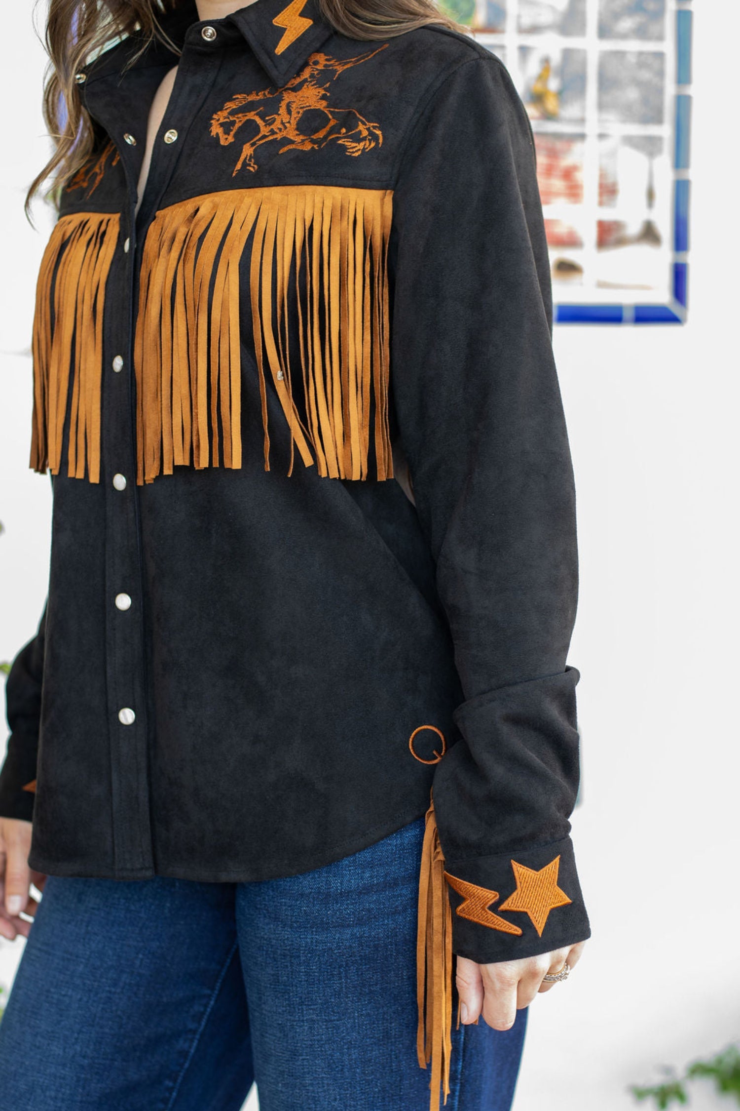 Rodeo Quincy Bolt Cowboy Button Up