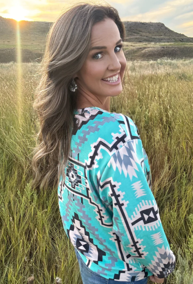 Sterling Kreek Blue Ridge Aztec Top
