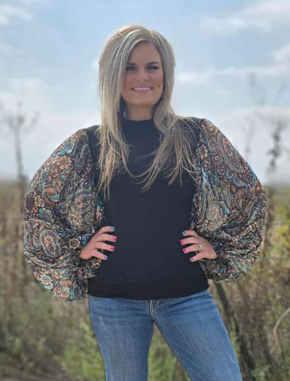 Sterling Kreek Paisley Dreams Top