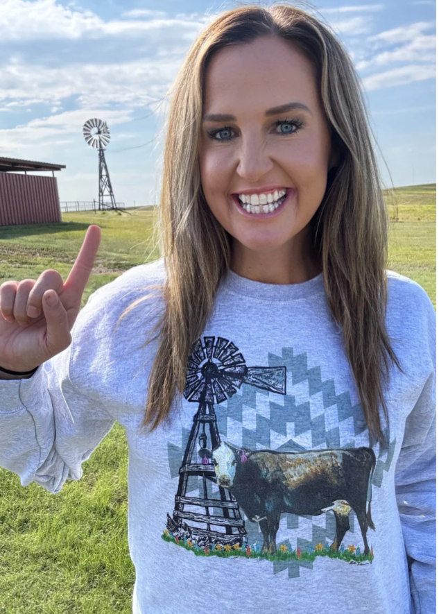 Sterling Kreek Painted Black Betty Sweatshirt