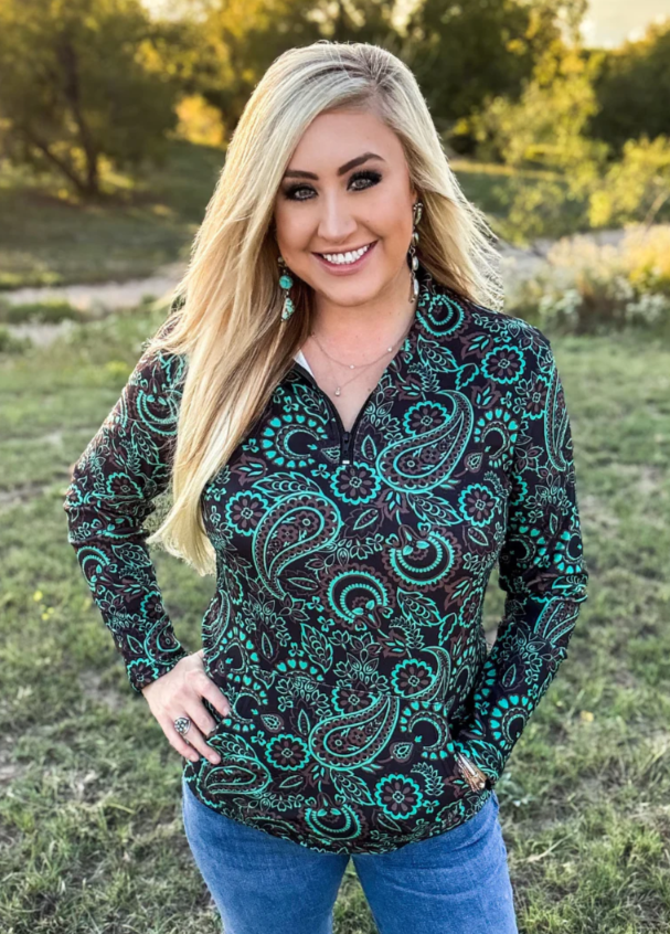 Sterling Kreek Paisley Range Pullover