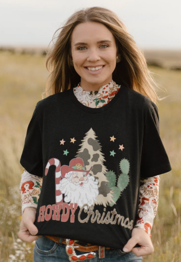 Sterling Kreek Howdy Santa Tee