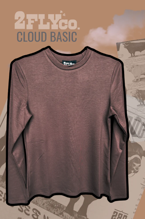 2Fly Cloud Basic Long Sleeve- Mocha
