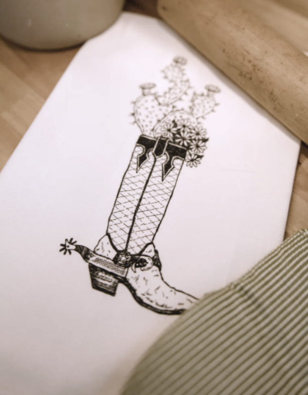 Boots & Broncs Collection Tea Towels
