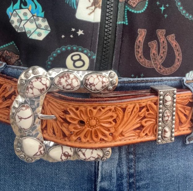 Buckle Up Belt Buckle-Ivory