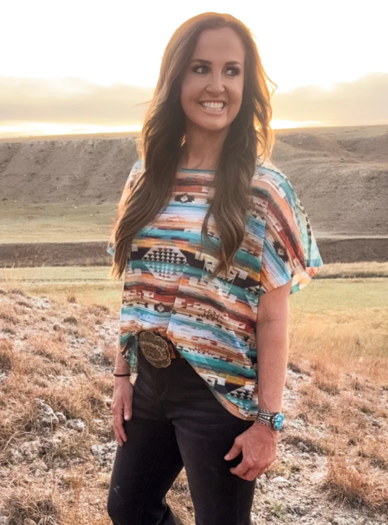 Sterling Kreek Aztec Days Mesh Top