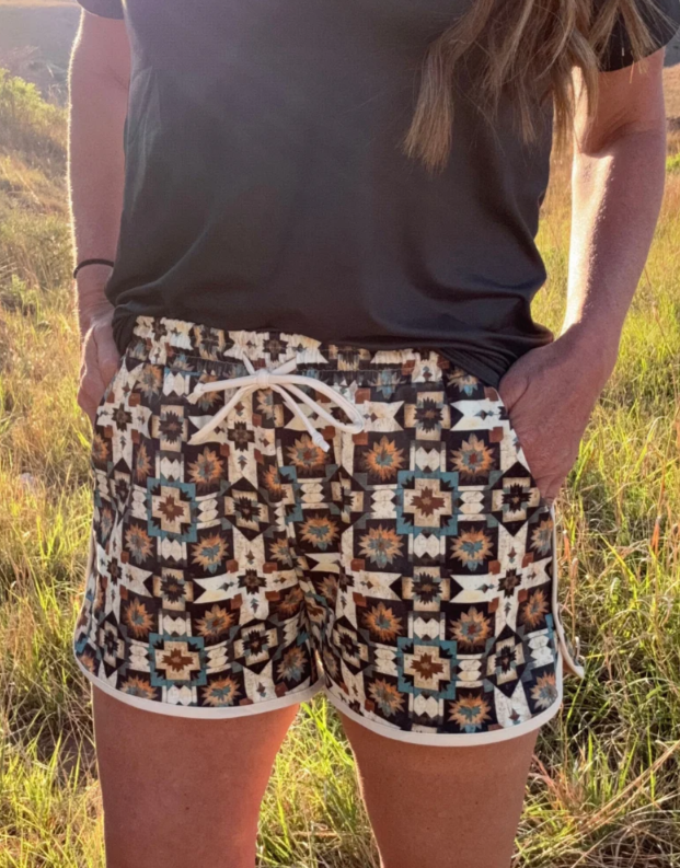Sterling Kreek Golden Mesa Aztec Shorts