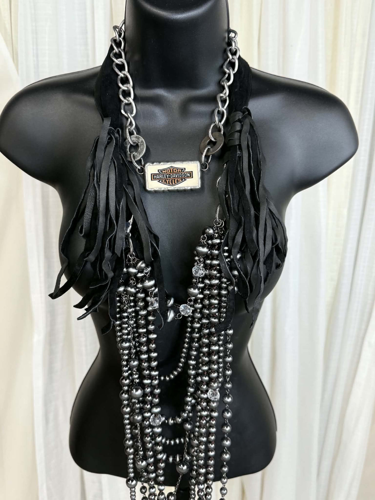 Art by Amy Vintage Domino Necklace- HD
