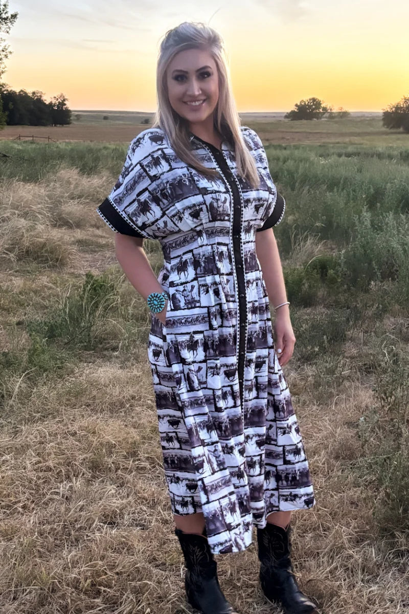 Sterling Kreek Ranch Sketch Dress