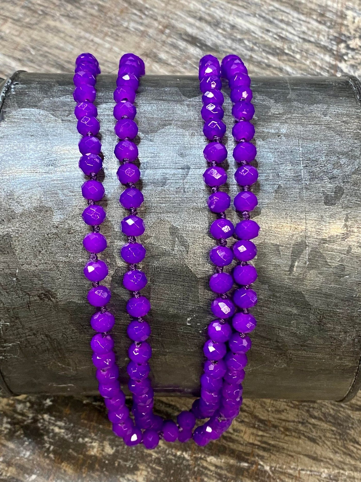 Purple 60" Necklace Strand