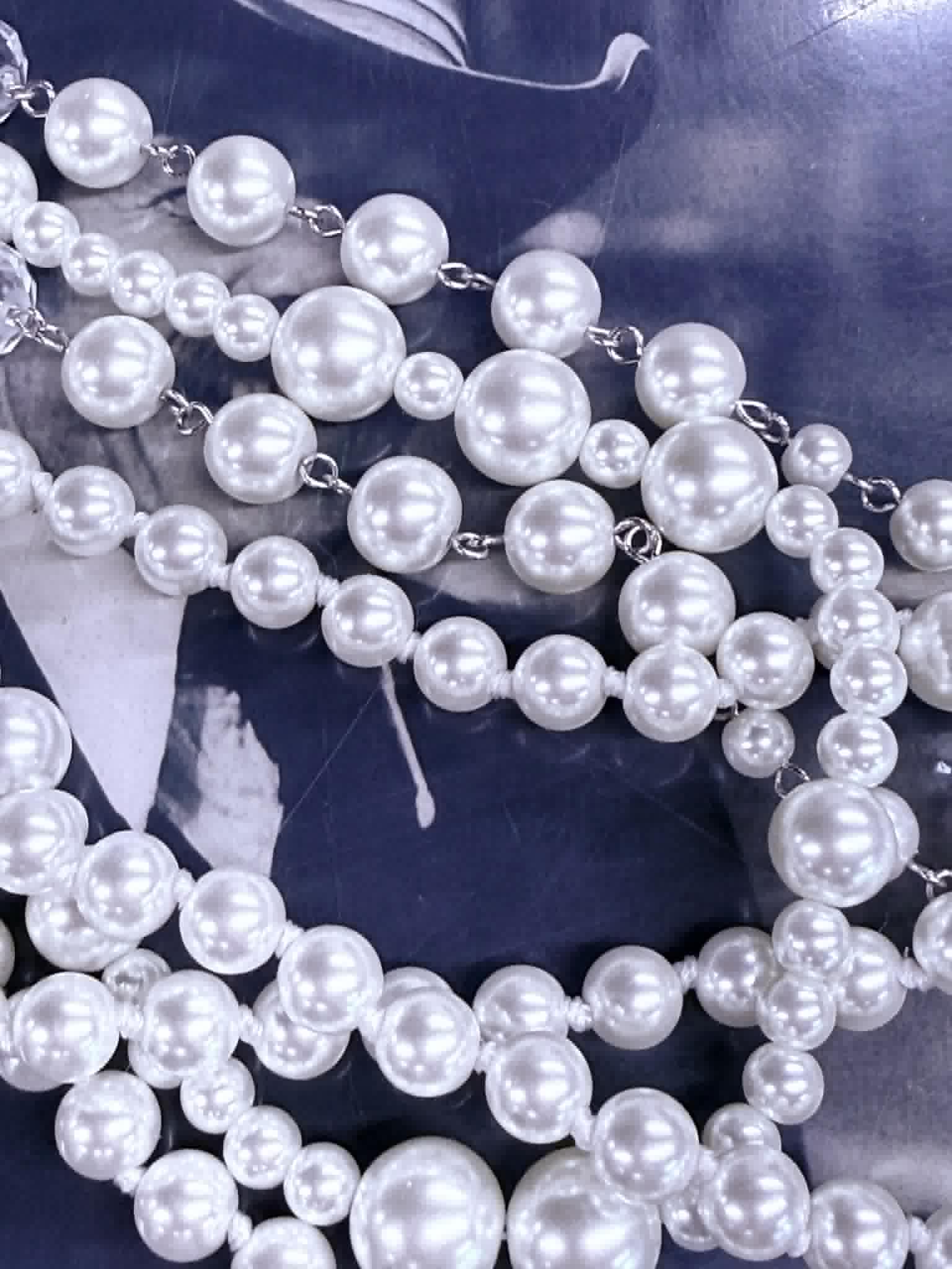 Art by Amy Massive Pearl Necklace- No Leather
