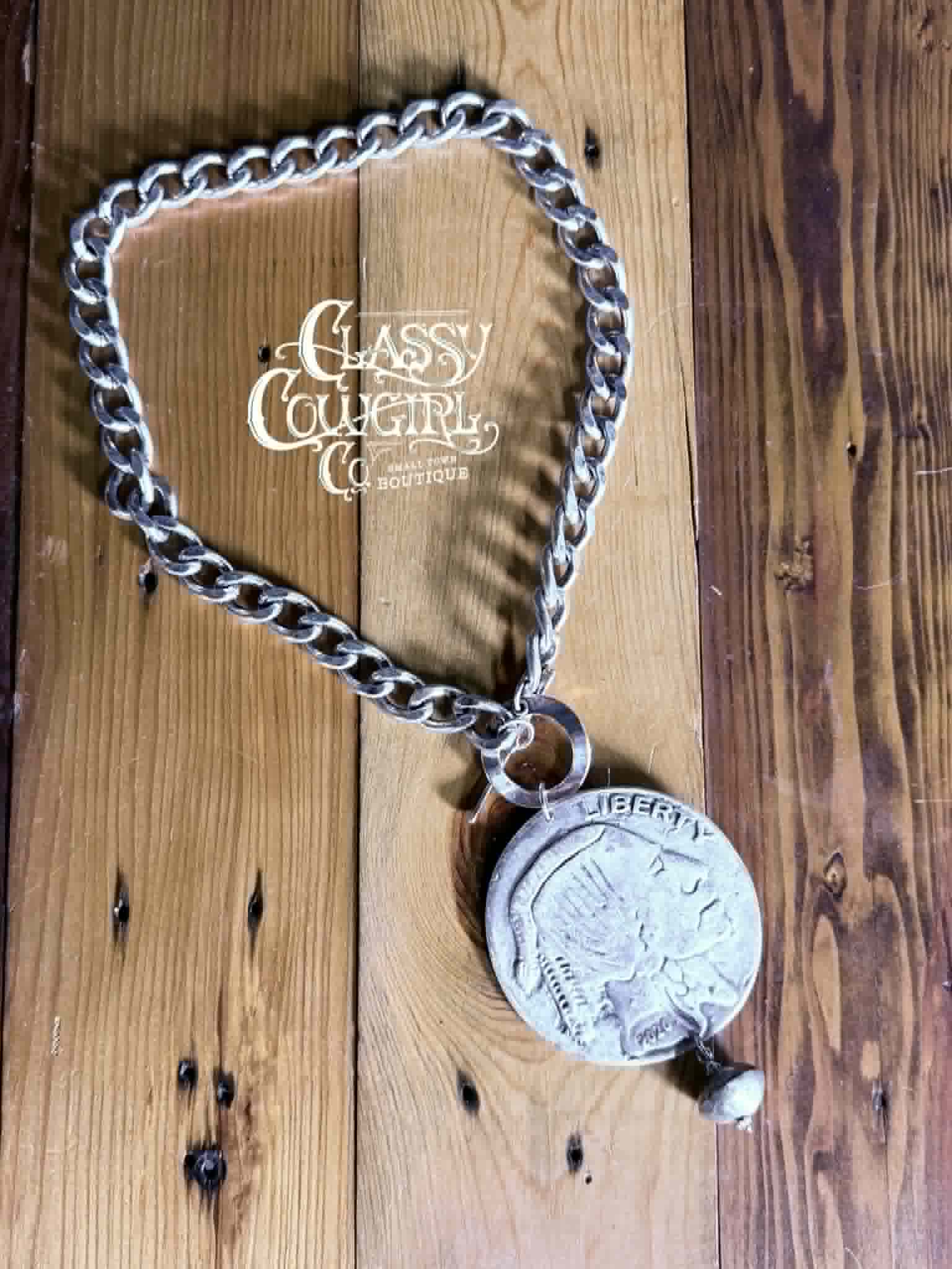 Art by Amy Big Buffalo Coin Necklace