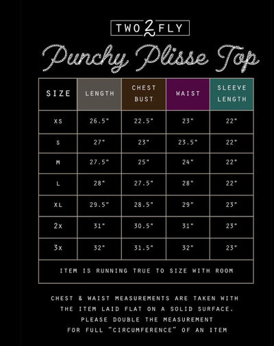 2Fly Punchy Plisse Top