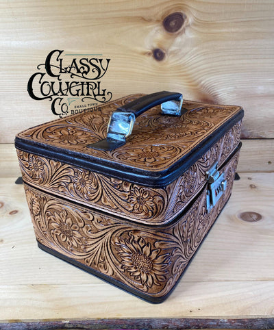 Tooled Jewelry Case with Lock ADBGA321D