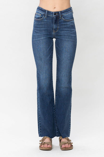 SALE Judy Blue Harsh Contrast Mid Rise Jeans - 82550