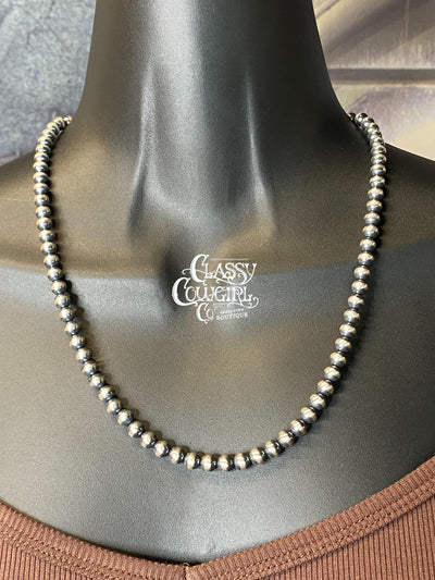 Authentic 20" 6mm Navajo Pearls