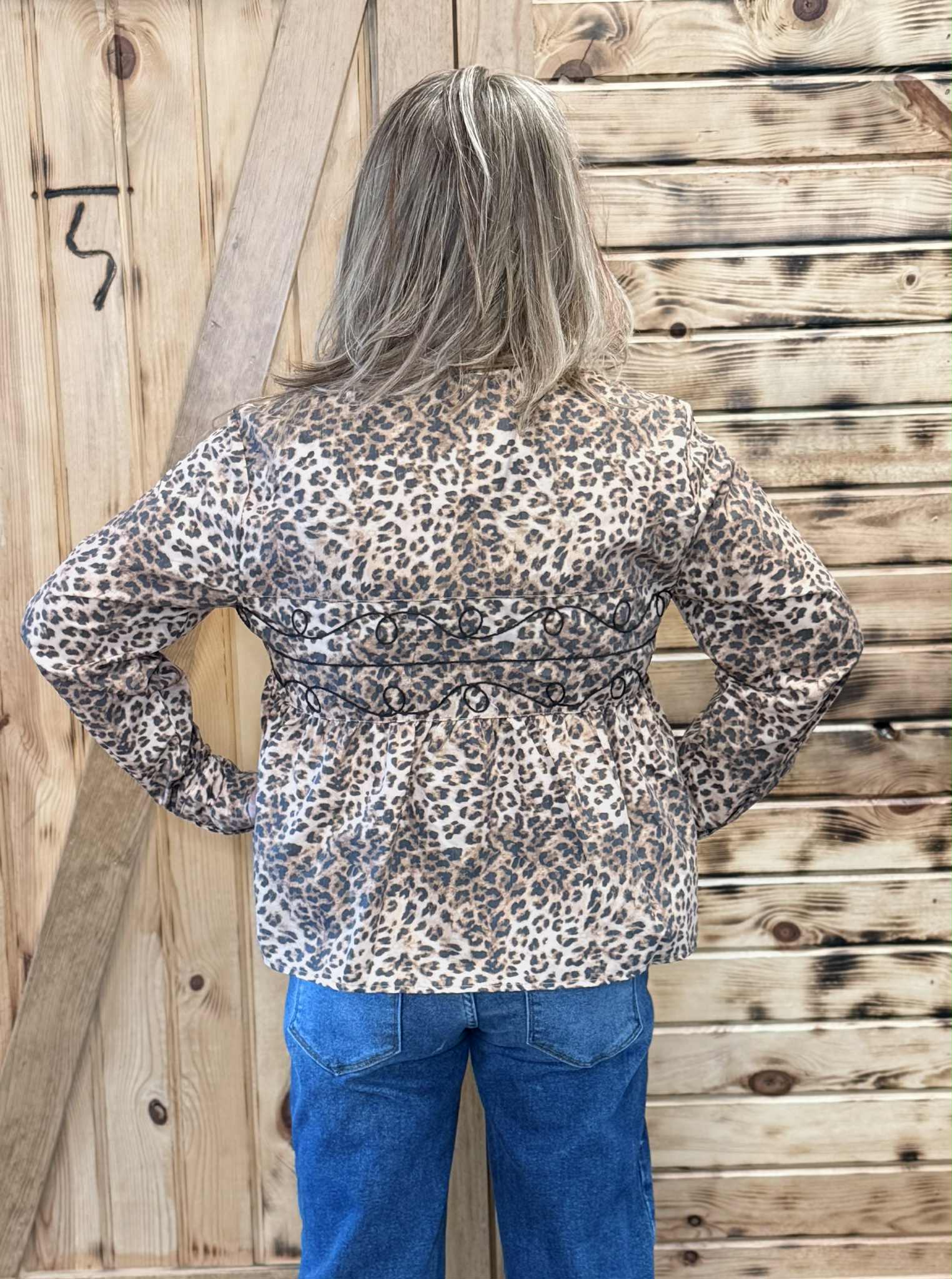 2Fly Loopty Lou Long Sleeve- Leopard