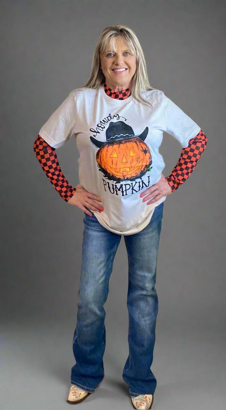 SALE- Howdy Pumpkin Tee