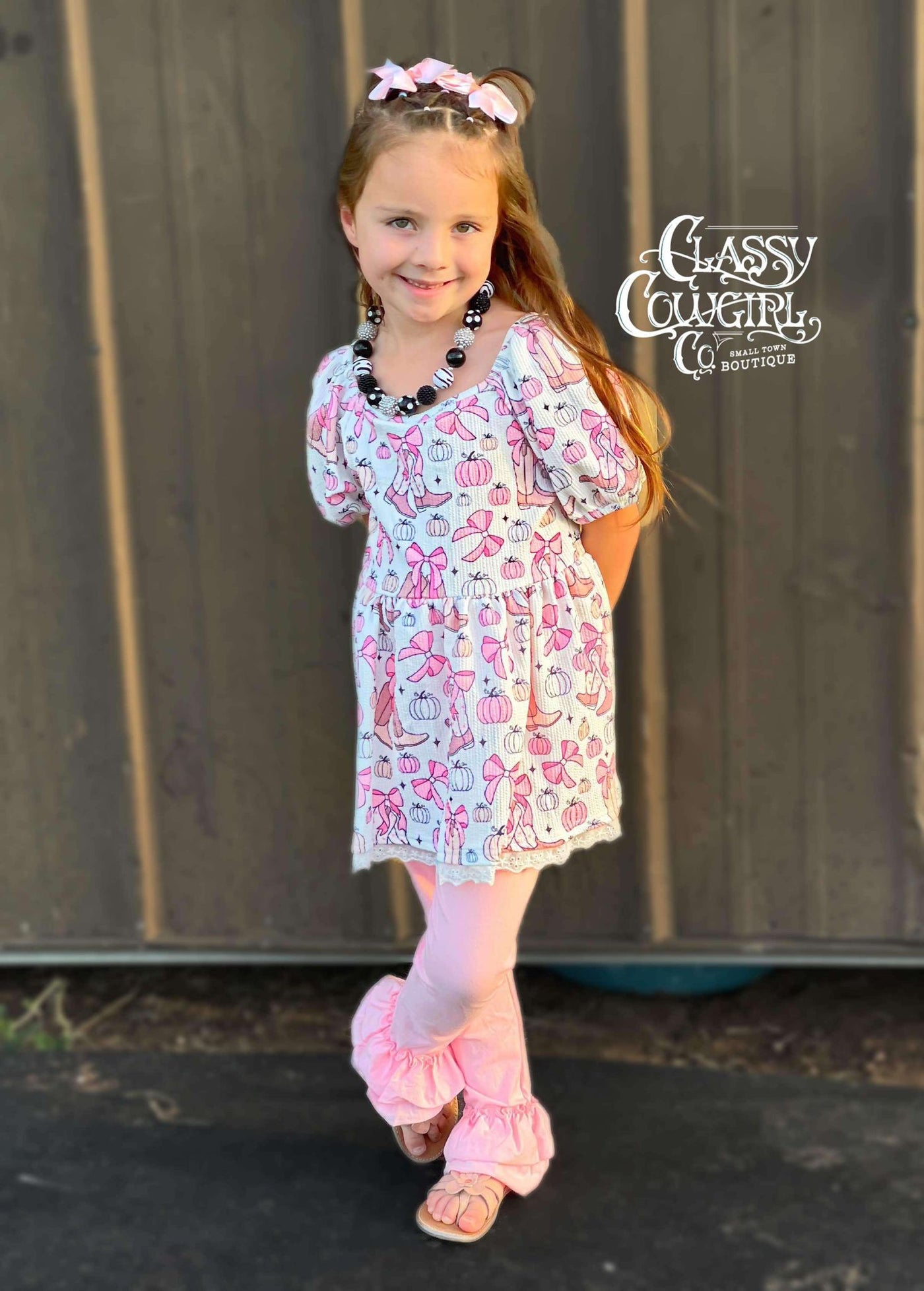 SALE- Kids Fall Cowgirl 2 Piece Set