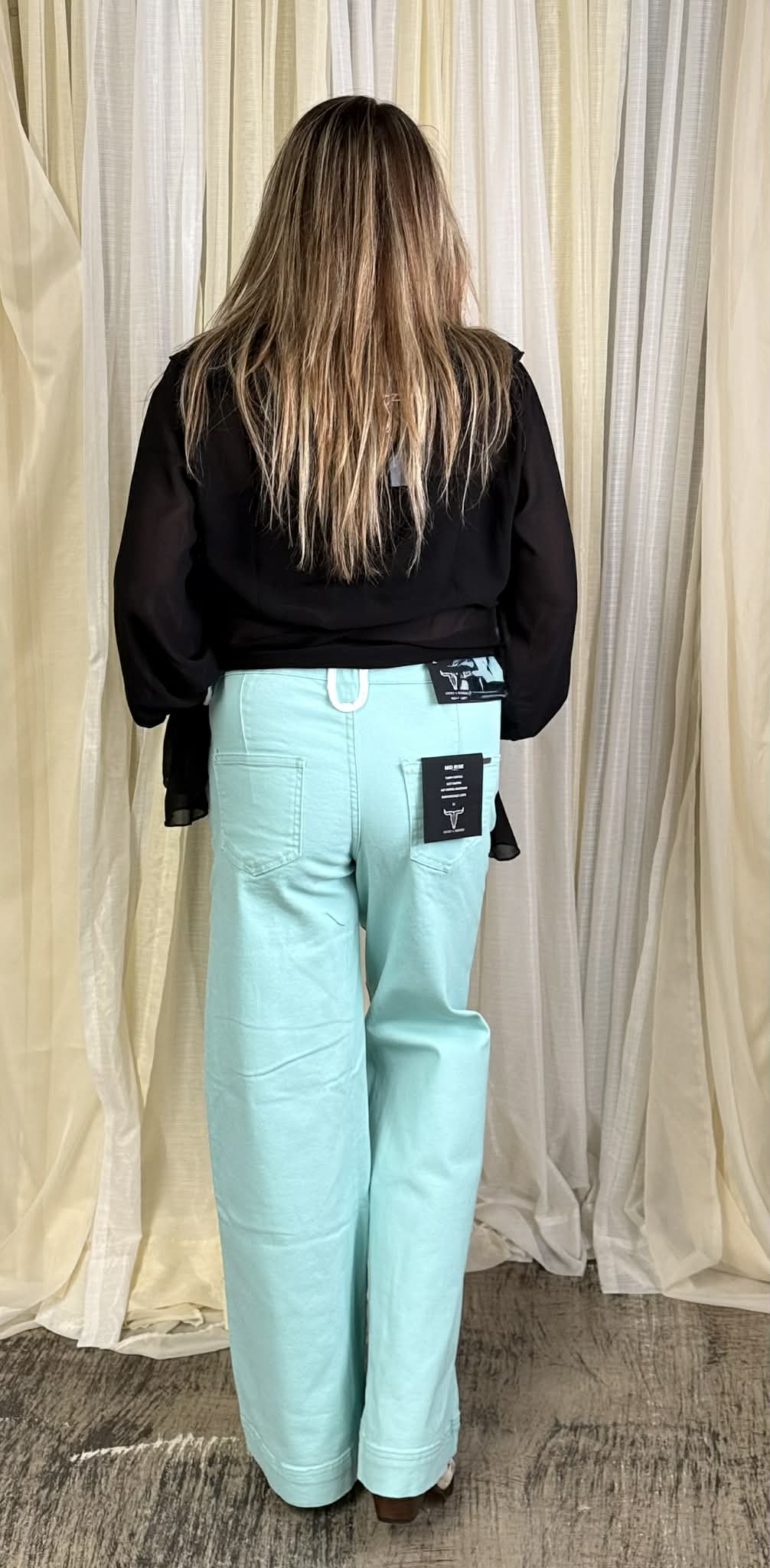 L&B Turquoise Dreams Mid Rise Jeans