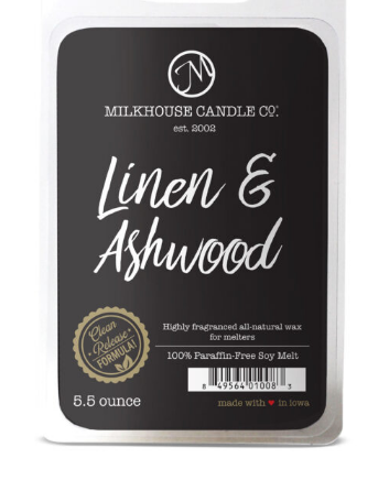 Milkhouse Linen & Ashwood Wax Melts