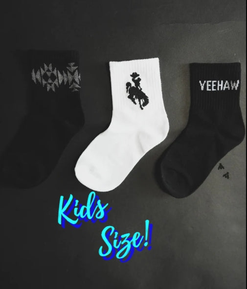 KIDS 2fly Sock Em Silly Socks- Monochrome