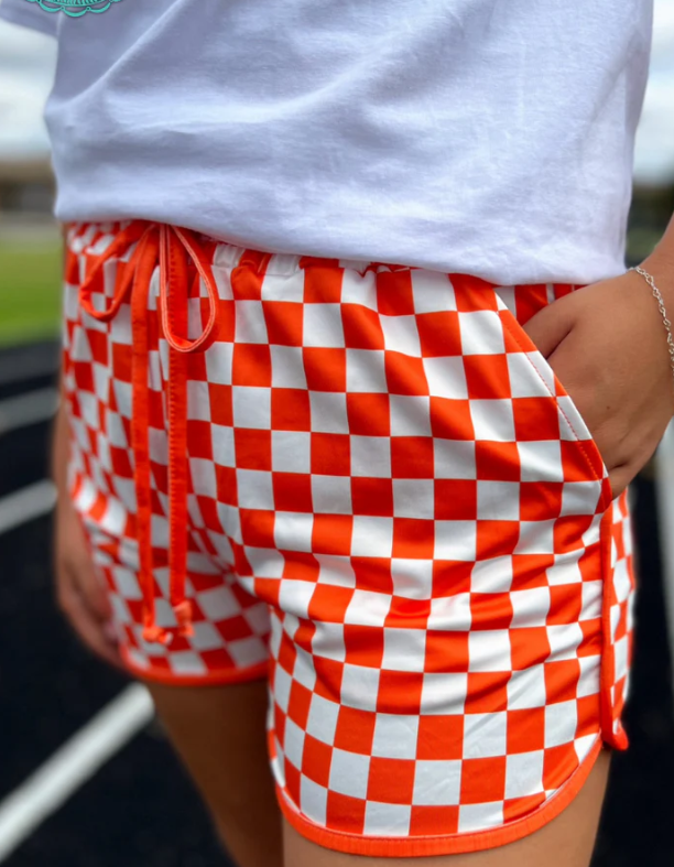 Pep Rally Shorts- Orange