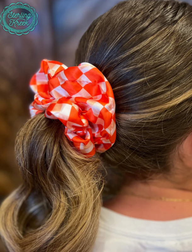 Pep Rally Scrunchie- Orange