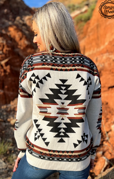 Sterling Kreek Lean on Me Aztec Sweater