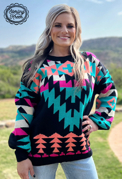 Western Lights Knit Sweater