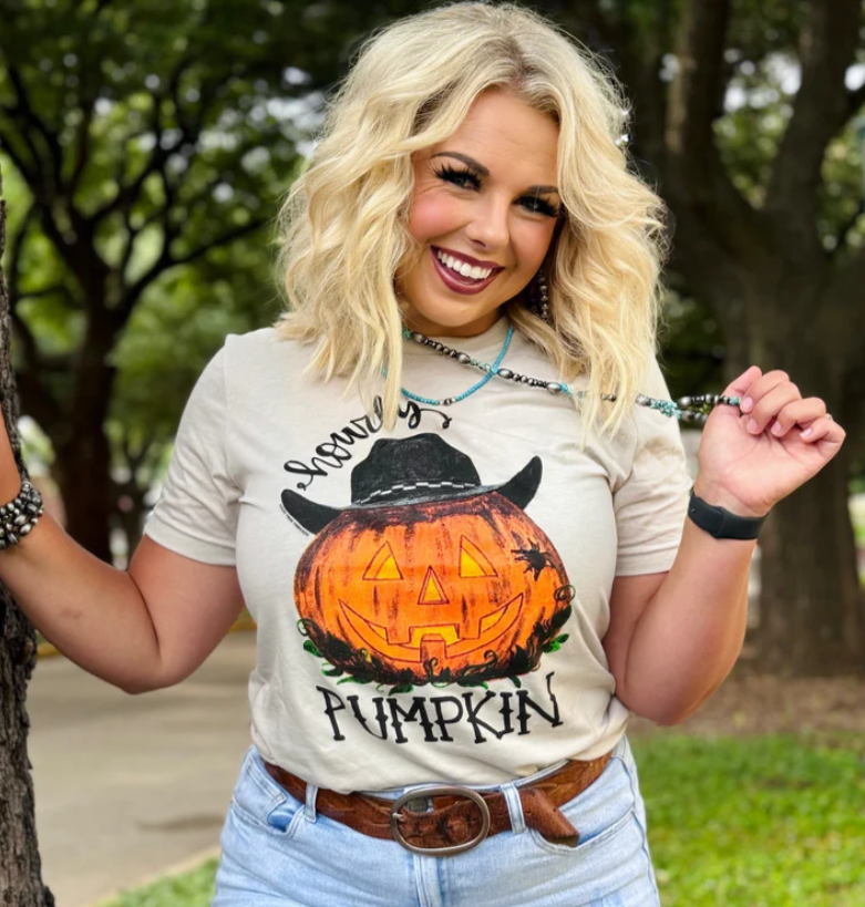 SALE- Howdy Pumpkin Tee