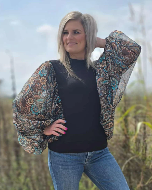 Sterling Kreek Paisley Dreams Top