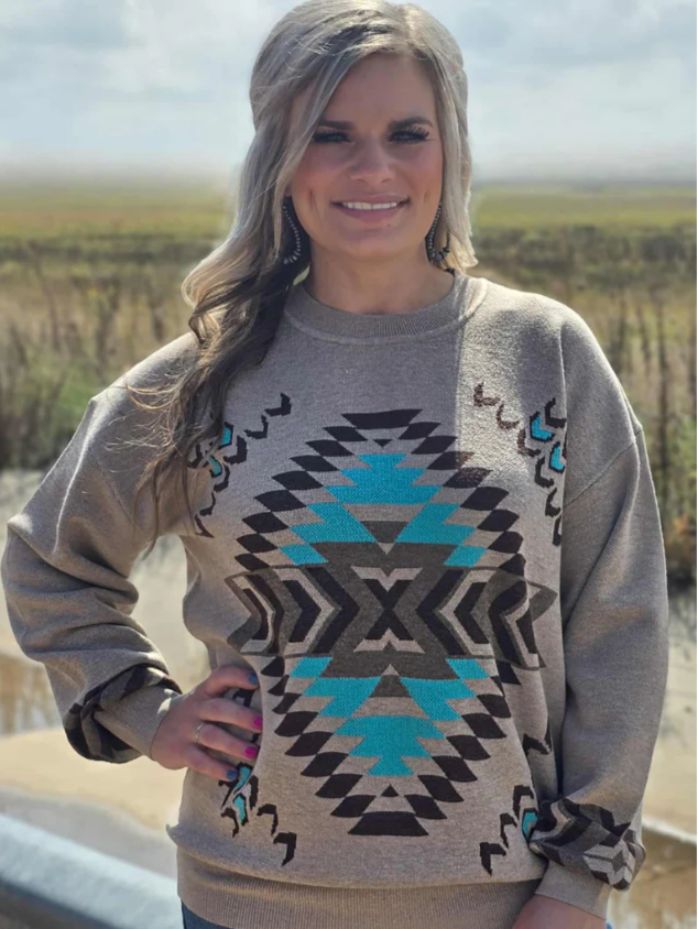 Sterling Kreek Nevada Aztec Sweater