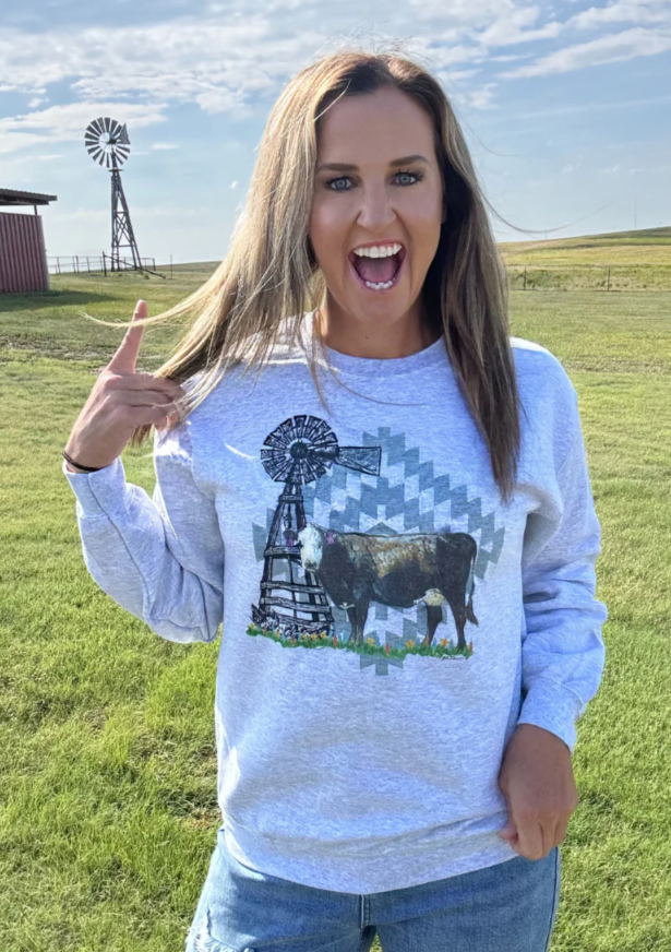 Sterling Kreek Painted Black Betty Sweatshirt