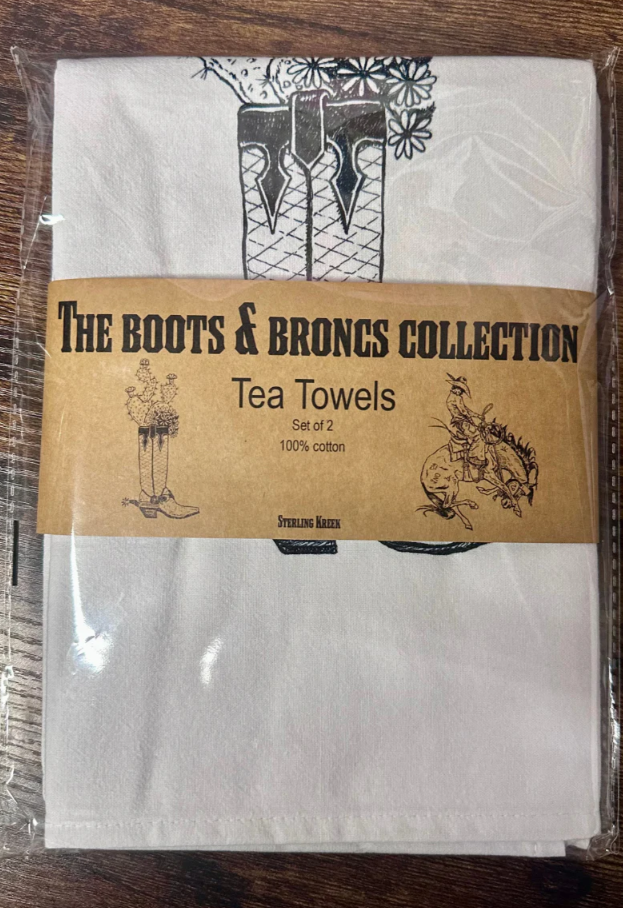 Boots & Broncs Collection Tea Towels