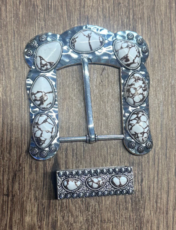 Buckle Up Belt Buckle-Ivory