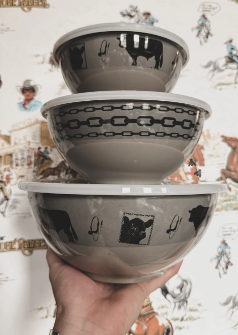 2Fly Angus Western Bowl Set