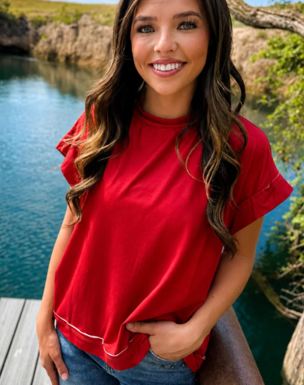 Sterling Kreek Klassic Top- Red