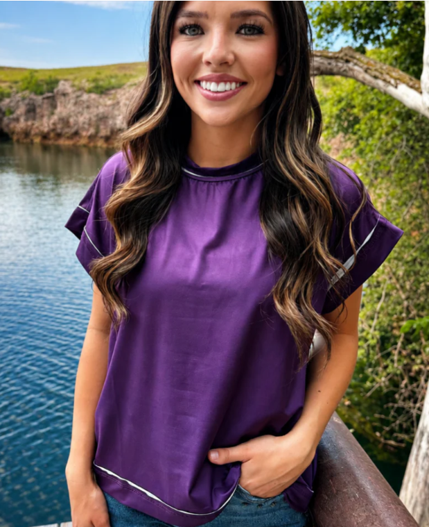 Klassic Kreek Top- Purple