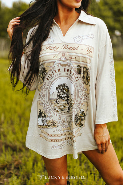 SALE- Lucky Roundup Cowgirl Tunic/ Dress