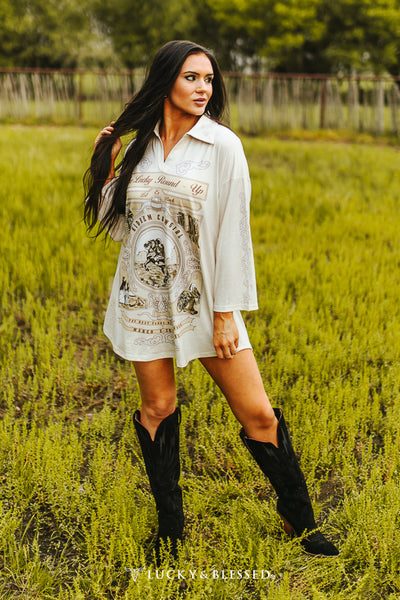 SALE- Lucky Roundup Cowgirl Tunic/ Dress